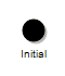 The Initial node for Activity and StateMachine diagrams modeled in Sparx Systems Enterprise Architect.