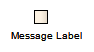A Message Label used in UML Timing Diagrams as modeled in Sparx Systems Enterprise Architect.