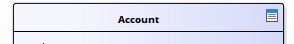 Table element showing stereotype icon instead of name, in Sparx Systems Enterprise Architect.