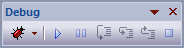 Debug toolbar.