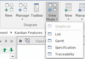 Part of the Design ribbon in Sparx Systems Enterprise Architect.