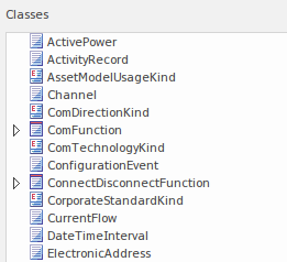 Adding classes to a profile in the Schema Composer