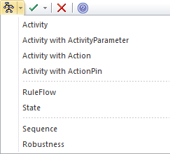 Scenario Builder menu in Sparx Systems Enterprise Architect.