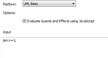 Configuring simulation runtime using Analyzer Script in Enterprise Architect