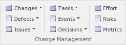 Part of the Construct ribbon in Sparx Systems Enterprise Architect.