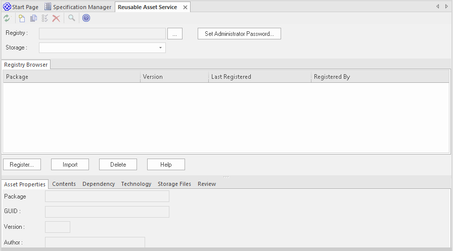 Downloading the UN/CEFACT Modelling Methodology (UMM) framework from Enterprise Architect's Resuable Asset Service