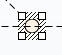 Showing the selected end of a connector that has another connector as its source or target, in Sparx Systems Enterprise Architect.