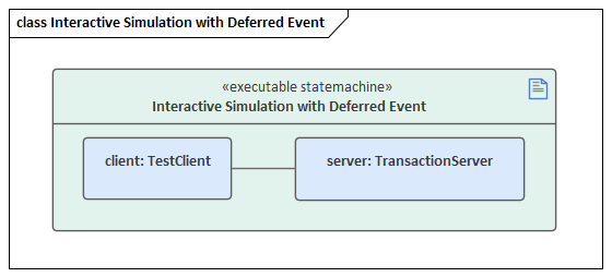 Deferred event in business process simulation in Sparx Systems Enterprise Architect