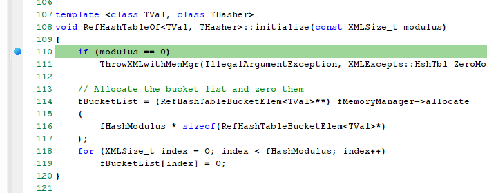 A source code marker used to drive profiling in Enterprise Architect