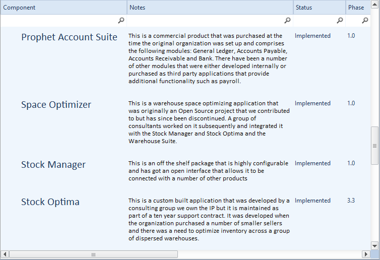 Documenting EA applications in the Specification Manager in Sparx Systems Enterprise Architect.