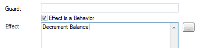 Specifying CallBehaviors as Effects