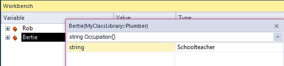 Changing the value of a property in the Enterprise Architect Workbench