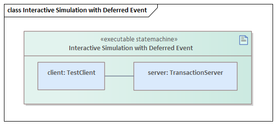 Deferred event in business process simulation in Sparx Systems Enterprise Architect