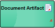 Document Artifact, one of the kinds of UML Artifact elements that can be created in Sparx Systems Enterprise Architect. Document Artifact, one of the kinds of UML Artifact elements that can be created in Sparx Systems Enterprise Architect.
