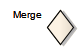 A Merge Node for UML Activity diagrams as used in Sparx Systems Enterprise Architect models. A Merge Node for UML Activity diagrams as used in Sparx Systems Enterprise Architect models.