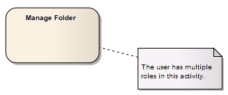 Using a Note Link connector to attach a Note (UML Comment element) to another element using Sparx Systems Enterprise Architect. Using a Note Link connector to attach a Note (UML Comment element) to another element using Sparx Systems Enterprise Architect.