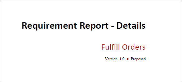 Outputting a requirements document to a PDF file in Sparx Systems Enterprise Architect. Outputting a requirements document to a PDF file in Sparx Systems Enterprise Architect.