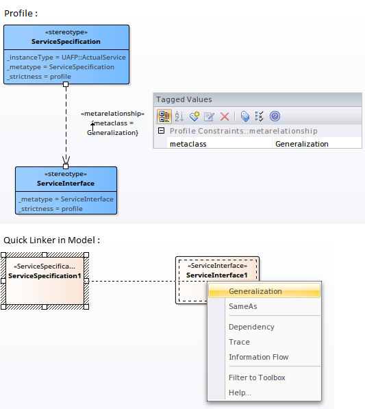 Showing how the metarelationship connector can be used to automatically create quicklinker definitions. Showing how the metarelationship connector can be used to automatically create quicklinker definitions.