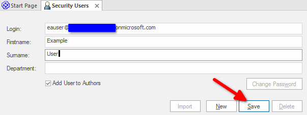 Add a matching user to Enterprise Architect Add a matching user to Enterprise Architect
