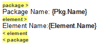 Setting sections and fields to report the Elements in the currently selected Package in Sparx Systems Enterprise Architect. Setting sections and fields to report the Elements in the currently selected Package in Sparx Systems Enterprise Architect.