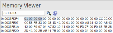 Raw memory inspection after data breakpoint Raw memory inspection after data breakpoint