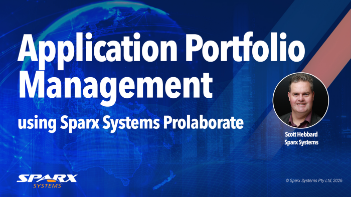 使用 Sparx Systems Prolaborate 进行应用组合管理 (APM)
