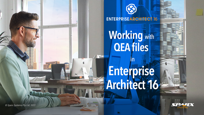 在 Enterprise Architect 16 中使用 QEA 文件